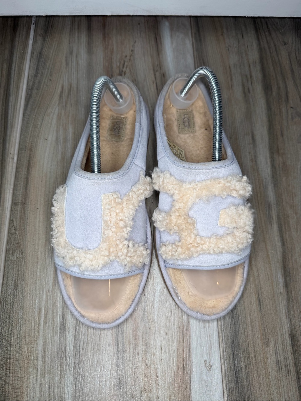 UGG Slip On Slipper Slides Shoes Womens Sz 9 Light Blue S/N 1019730